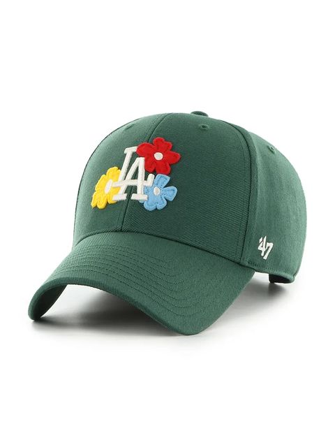 47 brand czapka z daszkiem z dodatkiem wełny MLB Los Angeles Dodgers - zdjęcie produktu nr 1