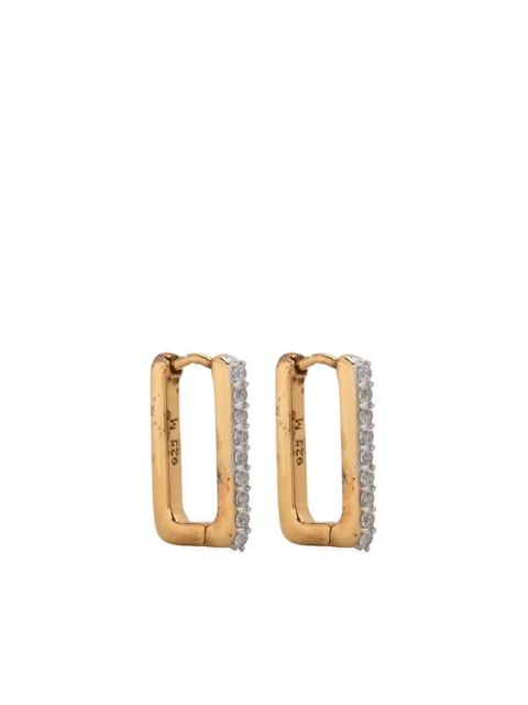 Missoma Pave Ovate Huggie earrings - Gold - zdjęcie produktu nr 1