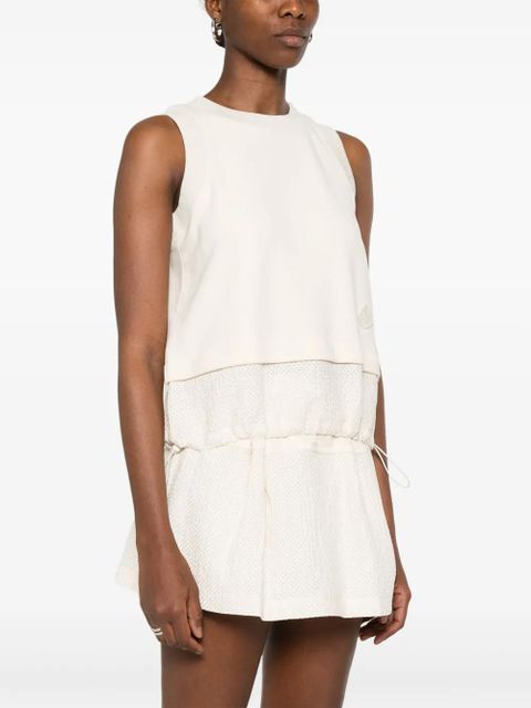 Moncler cotton tank top - Neutrals