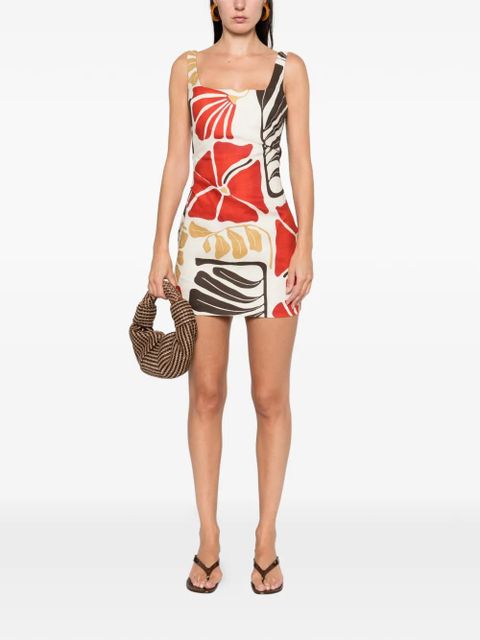 SIR. Julietta square-neck mini dress - Red - zdjęcie produktu nr 2