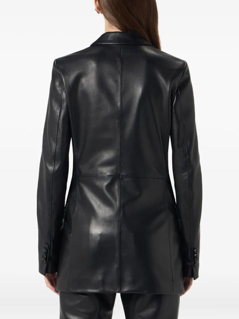 Blumarine leather blazer - Black