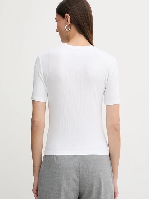 Calvin Klein t-shirt damski kolor biały LV044D246G - zdjęcie produktu nr 2