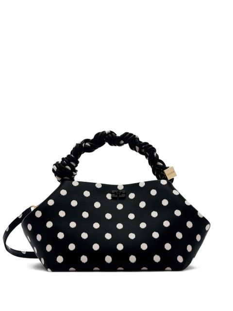 GANNI polka dot-print tote bag - Black - zdjęcie produktu nr 1