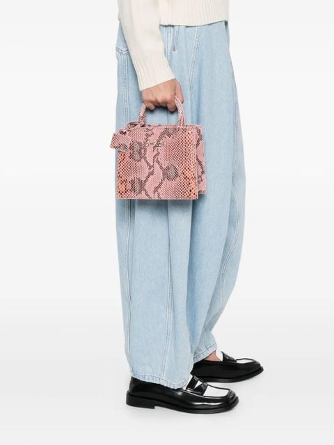 MC2 Saint Barth snakeskin top handle tote bag - Pink - zdjęcie produktu nr 2