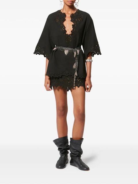 MARANT ÉTOILE Blouma mini skirt - Black - zdjęcie produktu nr 2