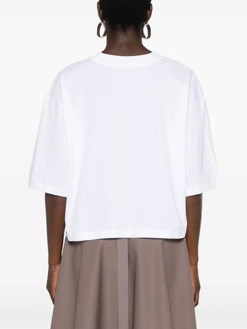 Marni cropped organic cotton T-shirt - White - zdjęcie produktu nr 2