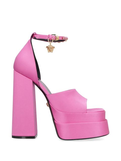 Versace Medusa Aevitas satin sandals - Pink - zdjęcie produktu nr 1