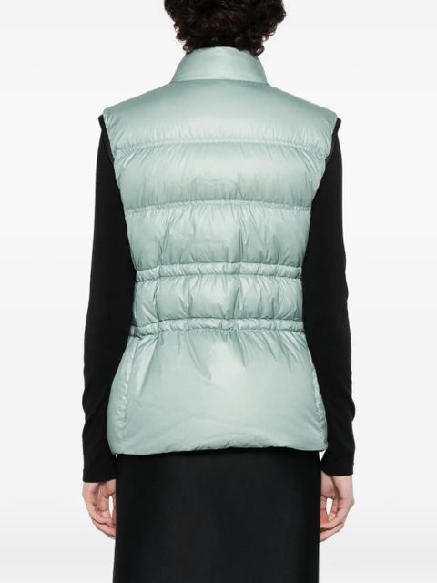 Moncler drawstring padded gilet - Green