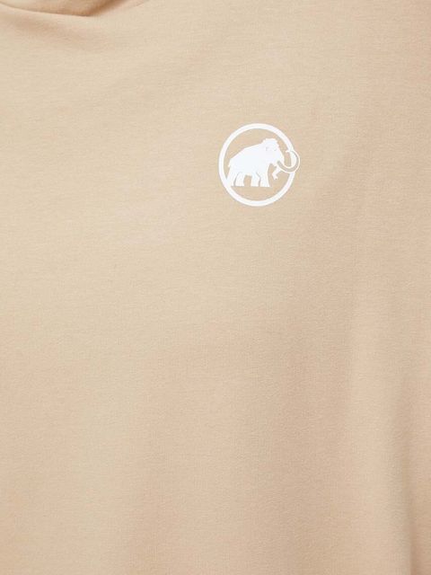 Mammut bluza dresowa ML Hoody Original kolor beżowy z kapturem z nadrukiem - zdjęcie produktu nr 2
