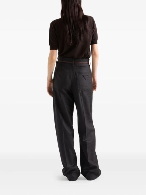 Prada turtleneck T-shirt - Brown
