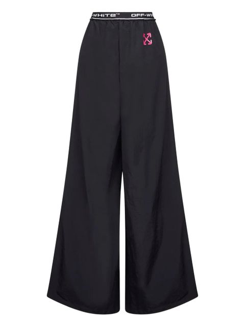 Off-White logo-band trousers - Black - zdjęcie produktu nr 2