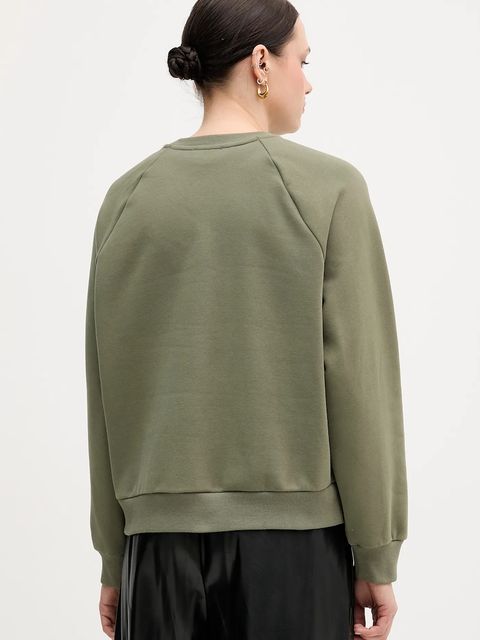 United Colors of Benetton bluza damska kolor zielony z aplikacją 3MTZD10B6