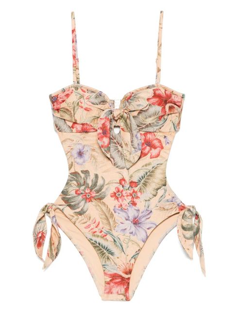 ZIMMERMANN Coco Scarf Tie swimsuit - Neutrals - zdjęcie produktu nr 1
