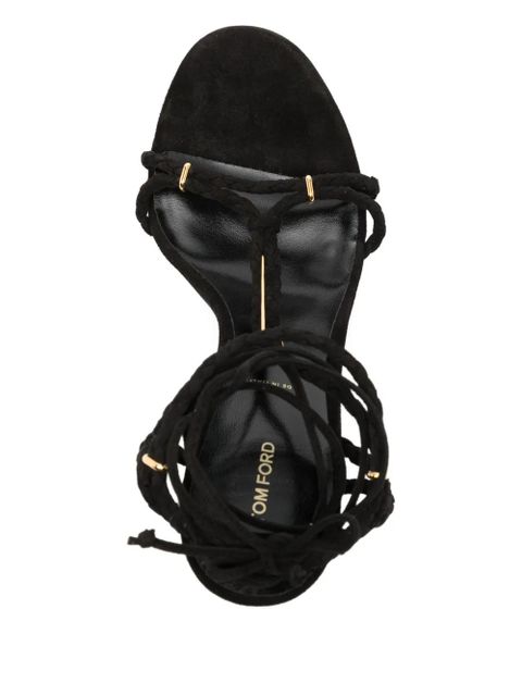 TOM FORD 85mm Lily sandals - Black