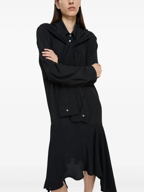 Acne Studios layered midi dress - Black