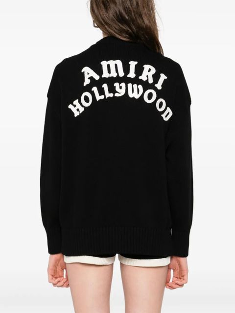 AMIRI cotton cardigan - Black - zdjęcie produktu nr 2