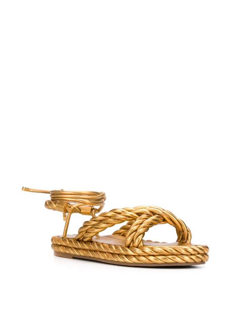 Valentino Garavani The Rope sandals - Gold - zdjęcie produktu nr 2