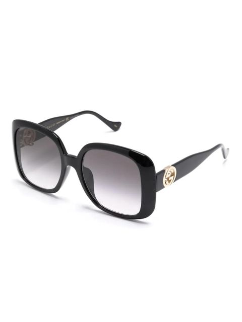 Gucci Eyewear square-frame sunglasses - Black - zdjęcie produktu nr 2