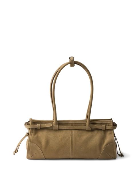 Prada medium Bonnie leather tote bag - Neutrals - zdjęcie produktu nr 2