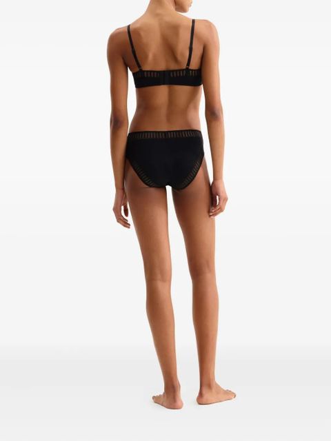 ERES Madeleine Graph wireless triangle bra - Black