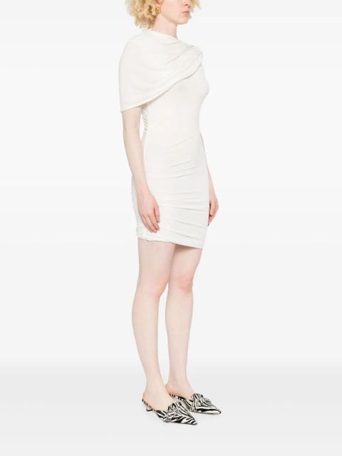 MANURÍ Elise cashmere-blend dress - White