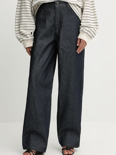 Rotate jeansy damskie kolor granatowy 115193D03 - zdjęcie produktu nr 1