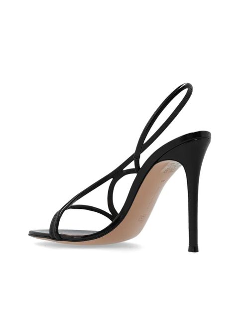Gianvito Rossi 115mm leather sandals - Black