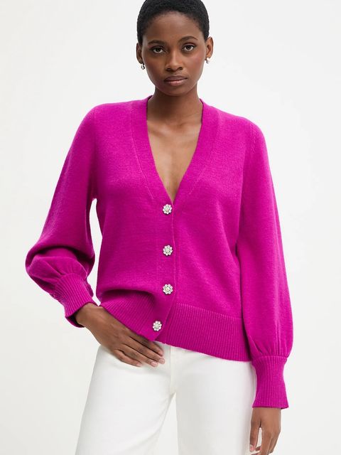 Joseph Ribkoff kardigan damski kolor różowy 253906 - zdjęcie produktu nr 1