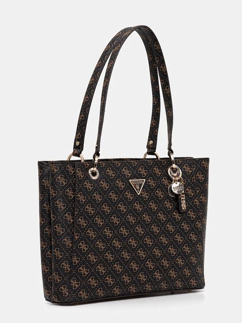Guess torebka NOELLE kolor brązowy HWQG96 72250