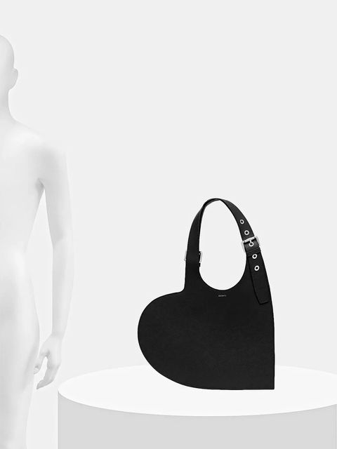 Coperni torebka skórzana Belt Heart Tote