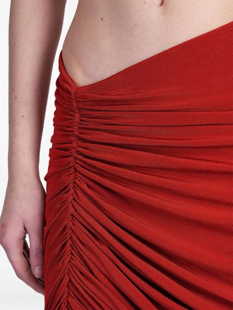 Magda Butrym asymmetric skirt - Red