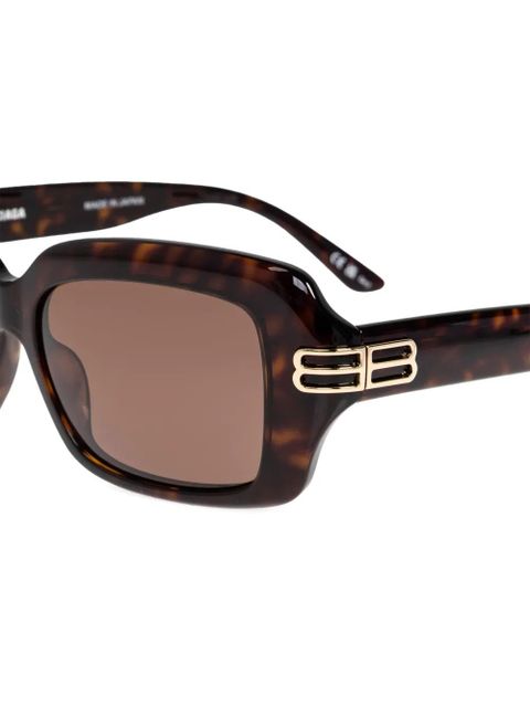 Balenciaga Eyewear Dinasty rectangle-frame sunglasses - Brown