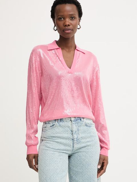 Liu Jo bluzka damska z wiskozy - zdjęcie produktu nr 1