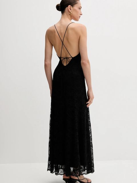 Bardot sukienka kolor czarny midi rozkloszowana 60060DB - zdjęcie produktu nr 2