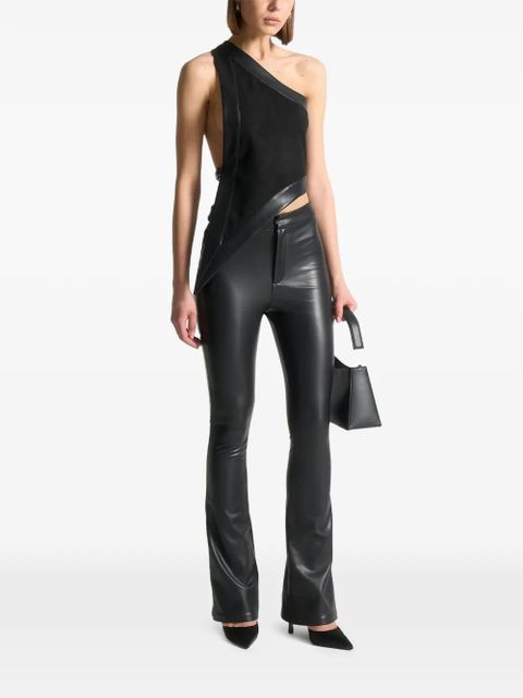 Manière De Voir asymmetric backless top - Black