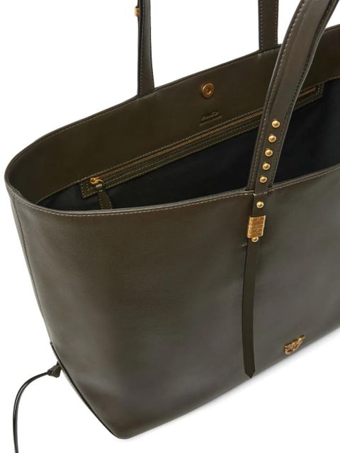 PINKO medium stud-embellished tote bag - Green