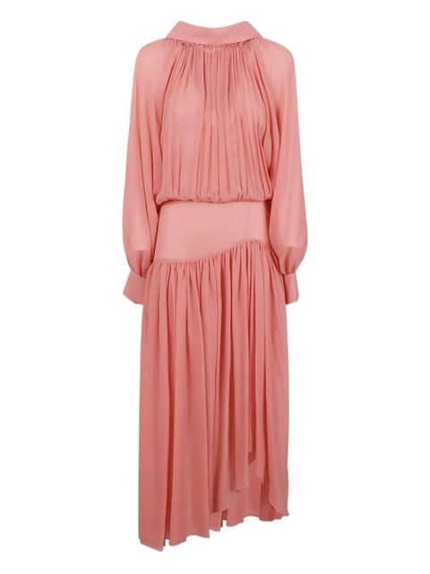 Marni peplum-waist midi dress - Pink - zdjęcie produktu nr 2