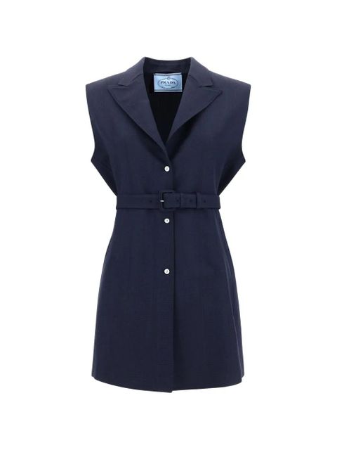 Prada single-breasted gilet - Blue - zdjęcie produktu nr 1