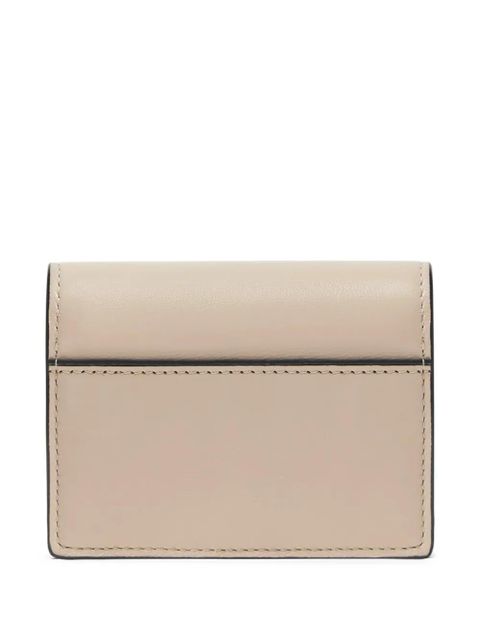 Versace logo leather wallet - Neutrals