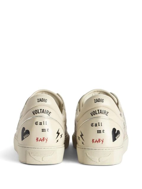 Zadig&Voltaire Fly On Love Tag trainers - Neutrals
