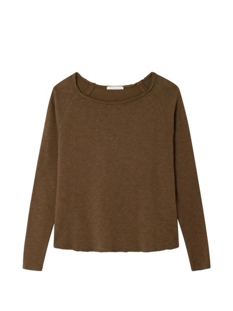 American Vintage boat-neck long-sleeve T-shirt - Brown - zdjęcie produktu nr 1