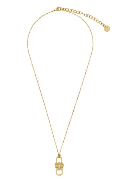 Ferragamo padlock pendant necklace - Gold - zdjęcie produktu nr 1