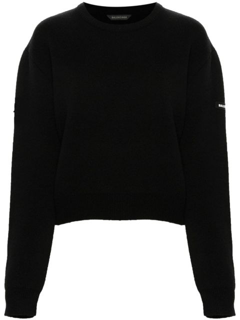 Balenciaga knitted sweater - Black
