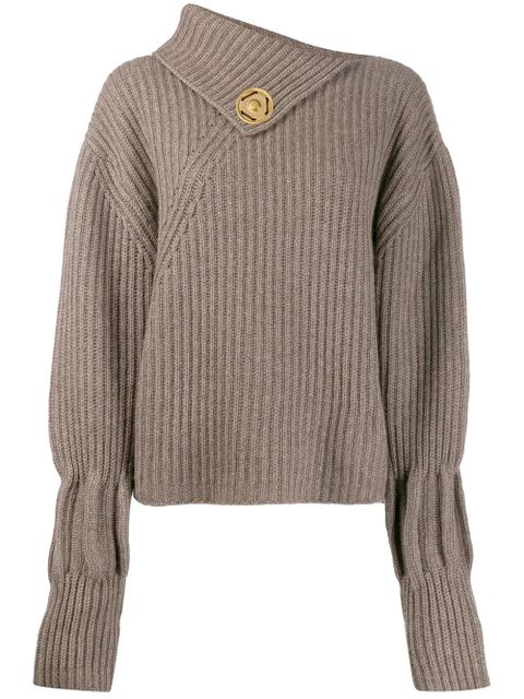 JW Anderson ribbed jumper - Neutrals - zdjęcie produktu nr 1