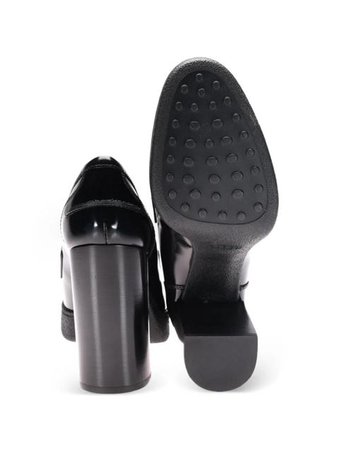 Tod's platform strap loafers - Black