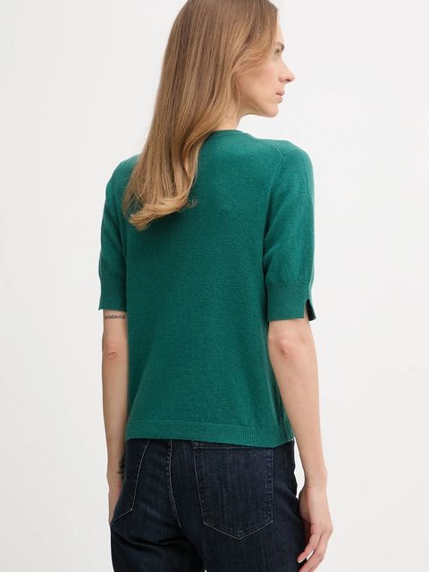 United Colors of Benetton sweter damski kolor zielony lekki 1002D10D2