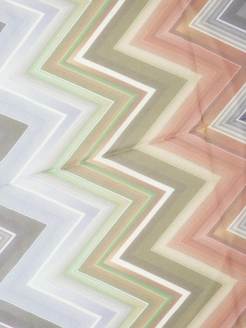 Missoni chevron scarf - Blue