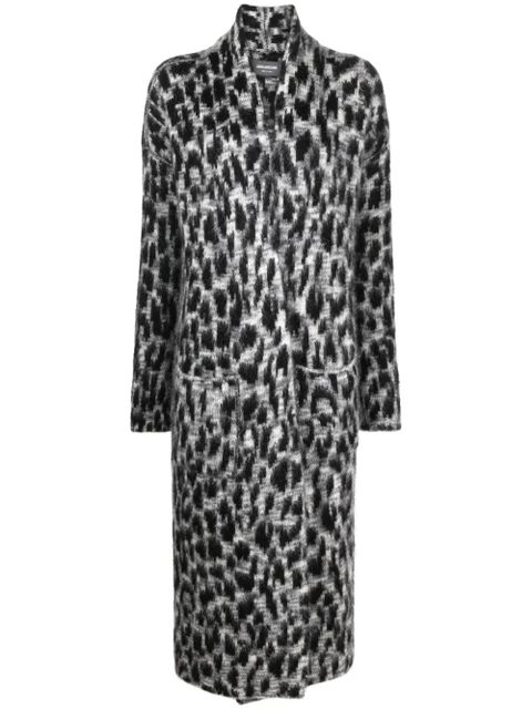 Zadig&Voltaire leopard-print cardigan coat - Grey - zdjęcie produktu nr 1
