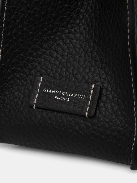 Gianni Chiarini torebka skórzana kolor czarny BS.10566.RNGDBL