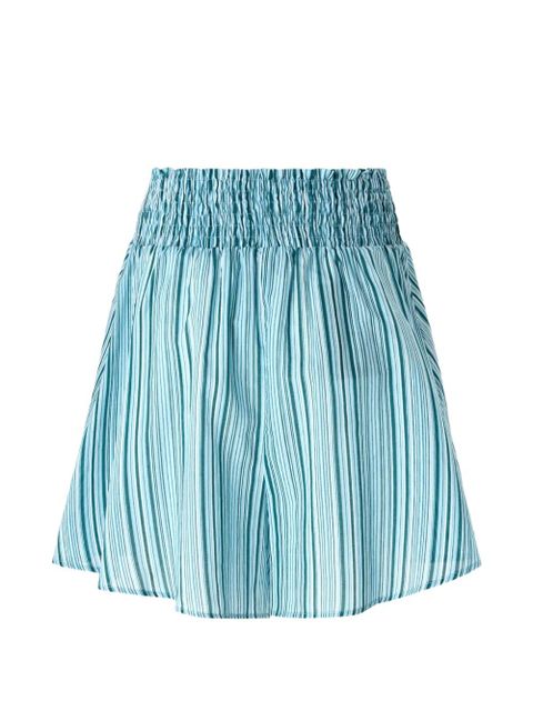 PINKO striped shirred skirt - Blue - zdjęcie produktu nr 1